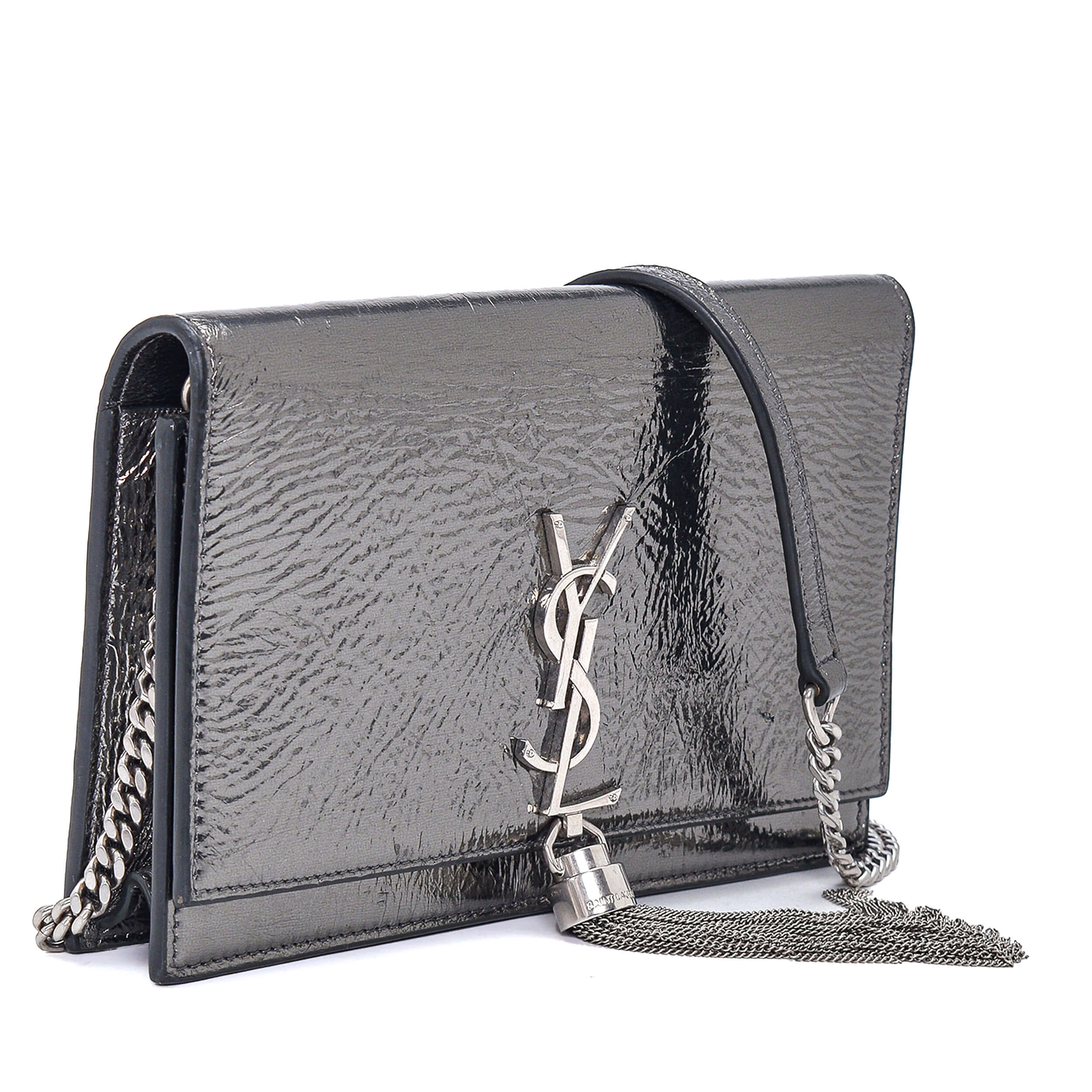 Yves Saint Laurent - Metallic Silver Kate Bag